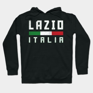 Lazio / Italian Retro Typography Design Hoodie